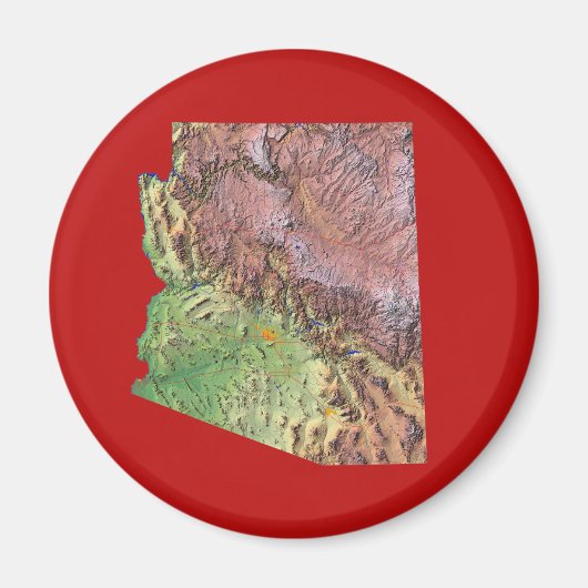 Arizona Map Magnet (Devant)