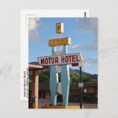 Arizona Motor Hotel aan Route 66 Briefkaart (Voorkant / Achterkant)