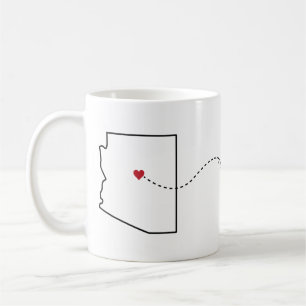 Arizona naar Oklahoma - Mok van Heart2Heart Coffee