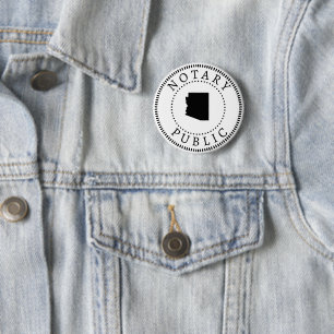 Arizona Notary Public Ronde Button 5,7 Cm