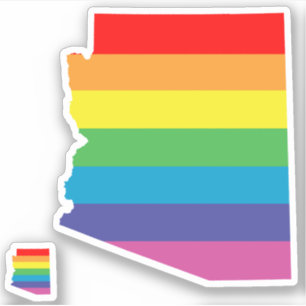 arizona pride striped regenboogvlag sticker
