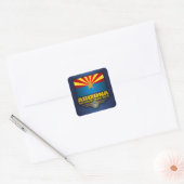 Arizona Pride Vierkante Sticker (Envelop)