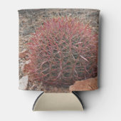 Arizona Red Barrel Cactus Unique Desert Plant Blikjeskoeler (Voorkant)