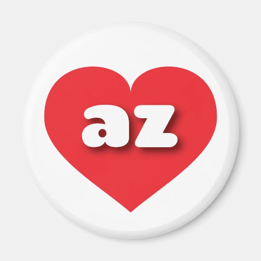 Arizona red hart - Ik hou van az Magneet (Voorkant)