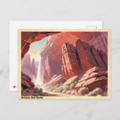 Arizona Red Rocks Briefkaart (Voorkant / Achterkant)