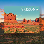  Arizona Red Rocks Travel Retro Briefkaart