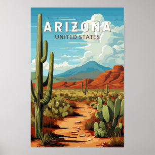 Arizona Reis Kunst Vintage Poster