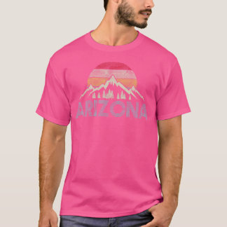 Arizona Retro Mountains Natuur Hiking Souv T-shirt