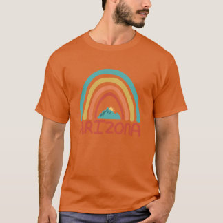 Arizona Retro regenboog Arizona Mountain Sou T-shirt