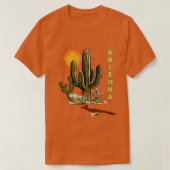 Arizona Roadrunner Desert Cactus TShirt (Design voorkant)