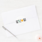 ARIZONA RONDE STICKER (Envelop)