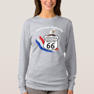 Arizona Route 66 Amerikaanse snelweg T-shirt