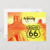Arizona Route 66 Briefkaart (Voorkant / Achterkant)