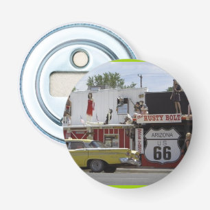 Arizona Route 66 Flesopener Button Flesopener