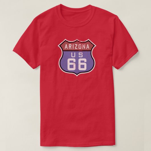  Arizona Route 66 T-shirt (Design voorkant)