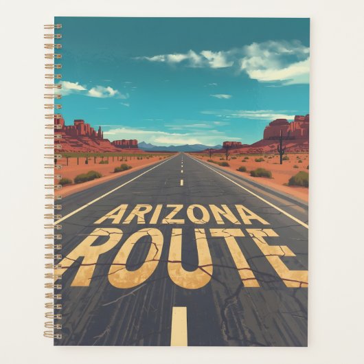 Arizona Route Desert Road Graphic Art (Devant)