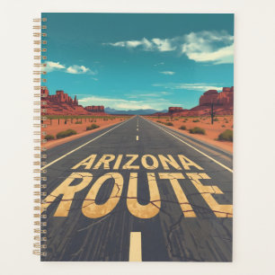 Arizona Route Woestijnweg Grafische Kunst Planner