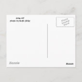 arizona roze Penstemon briefkaart (Achterkant)