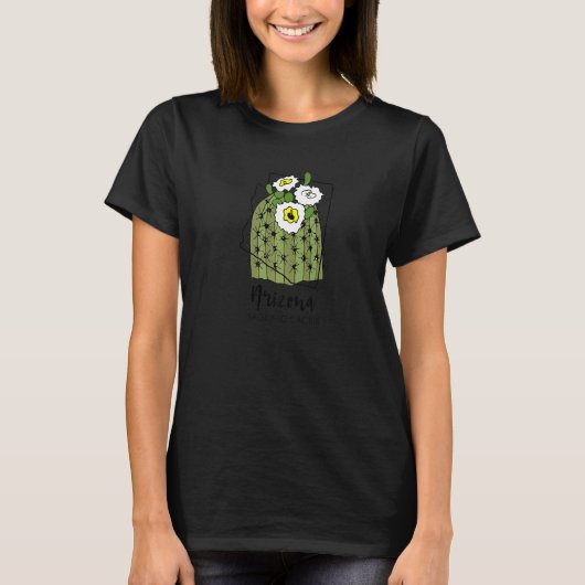 Arizona Saguaro Cactus Flower   T-shirt (Voorkant)