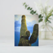 Arizona Saguaro Cactus High  Briefkaart (Staand voorkant)