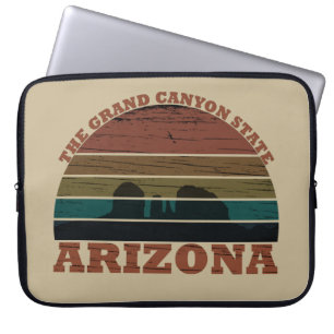 Arizona sedona Grand canyon landschap retro Laptop Sleeve