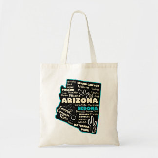 Arizona Sedona-kaart arizona staat voor toerisme Tote Bag