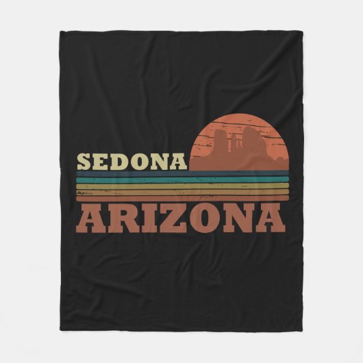 Arizona Sedona landschap als Fleece Deken (Voorkant)