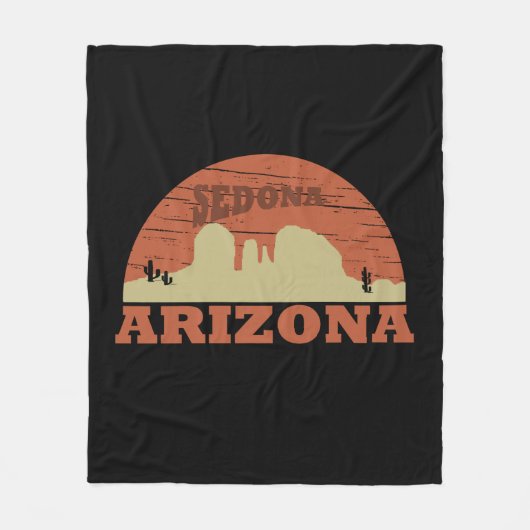 Arizona Sedona landschap als Fleece Deken (Voorkant)