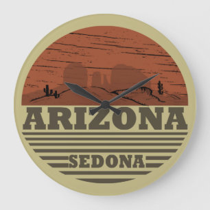 Arizona sedona landschap  az retro grote klok