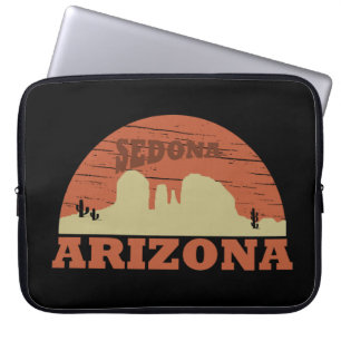 Arizona sedona landschap  az retro laptop sleeve