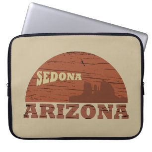 Arizona sedona landschap  az retro laptop sleeve