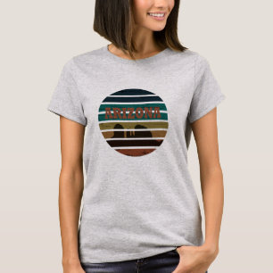 Arizona Sedona landschap az zonsondergang retro T-shirt