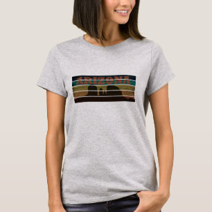Arizona Sedona landschap az zonsondergang retro T-shirt