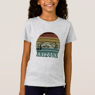 Arizona Sedona landschap retro az T-shirt