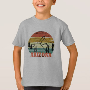 Arizona Sedona landschap retro az T-shirt