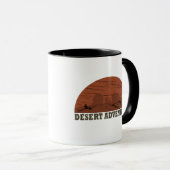 Arizona Sedona woestijnlandschap zonsondergang Mok (Voorkant rechts)