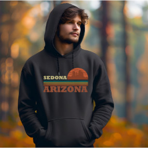 Arizona Sedona zonsondergang az retro Hoodie