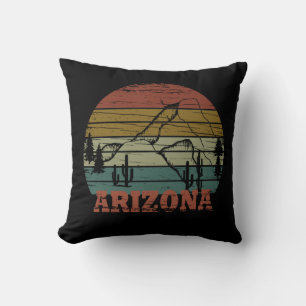 Arizona Sedona zonsondergang retro az Kussen