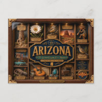 Arizona Shadow Box 3D Figuur Staat