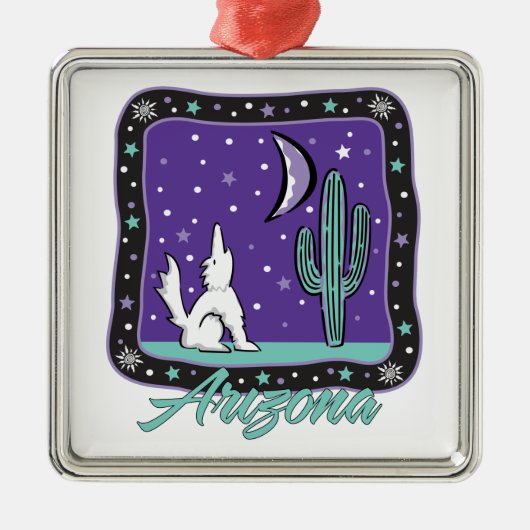 Arizona Silver Pendant Ornament (Voorkant)