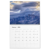 Arizona Skies grand calendrier de deux pages (Feb 2026)