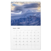 Arizona Skies petit calendrier simple page (Mar 2027)