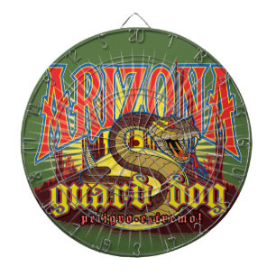 Arizona Slang op zijn Hoede Dartbord