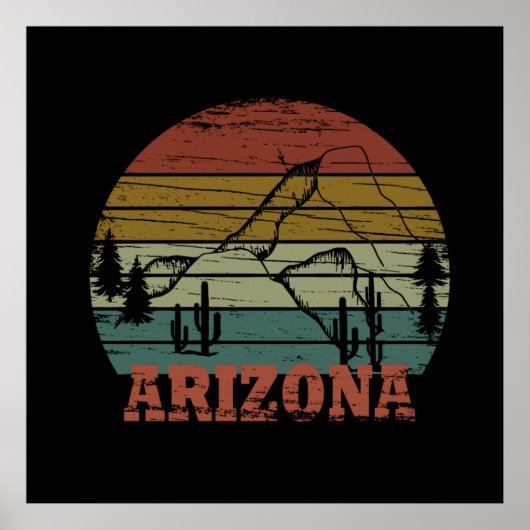 arizona staat zonnelandschap az poster (Voorkant)