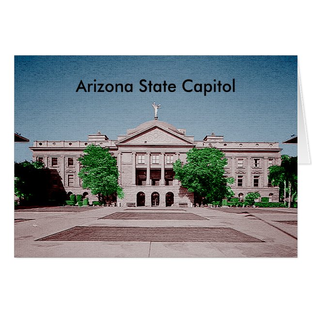 Arizona State Capitol teintée colorée (Devant horizontal)