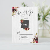 Arizona State Destination Mariage rustique RSVP (Debout devant)