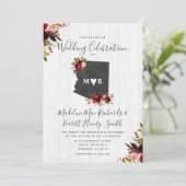 Arizona State Destination Wedding Invitation (Debout devant)