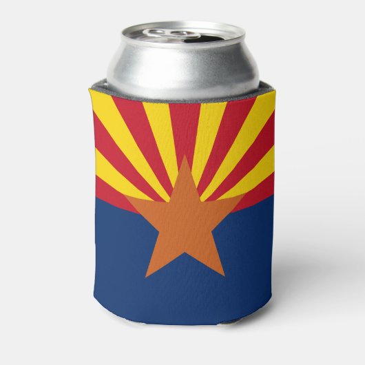 Arizona State Flag Afbeelding Blikjeskoeler (Blikje Achterkant)