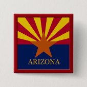 Arizona State Flag Design Button (Voorkant)