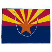 Arizona State Flag Grand sac cadeau (Dos)